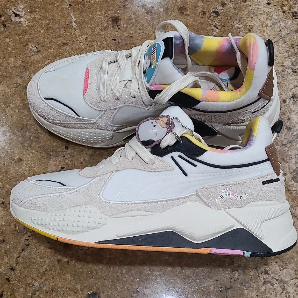 Puma Squishmallows Cam #1 Multicolor Sneakers with Cat Design Womens Sz 9